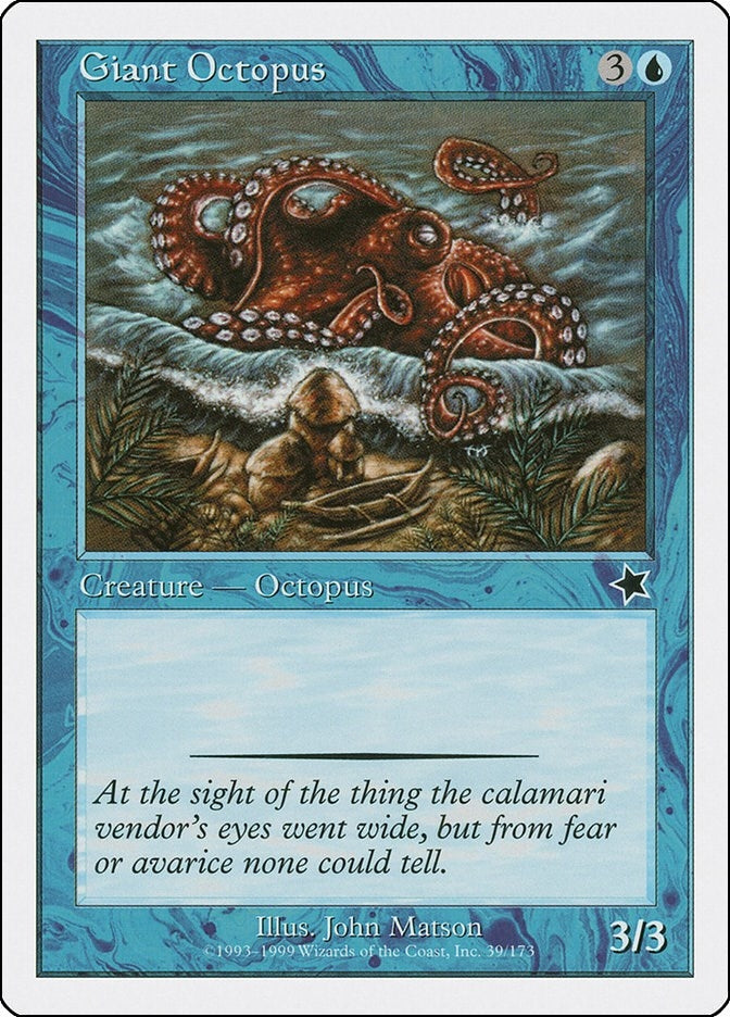 Image for Giant Octopus (39) [Starter 1999] - Magic: The Gathering