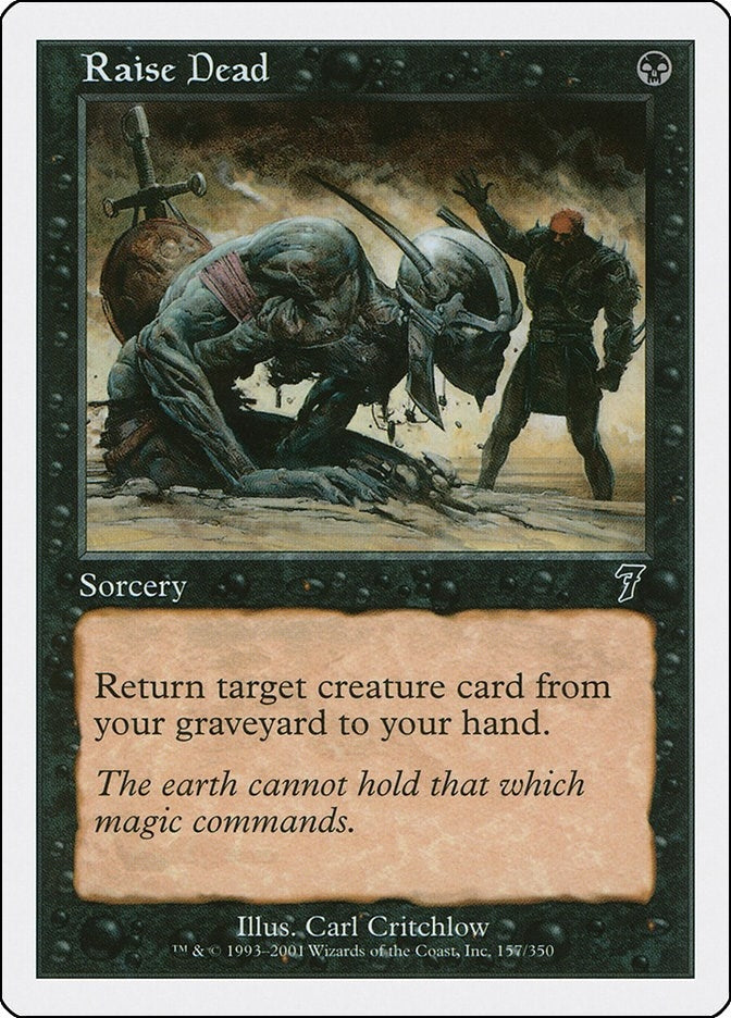 Image for Raise Dead (157) [7th Edition] - Magic: The Gathering