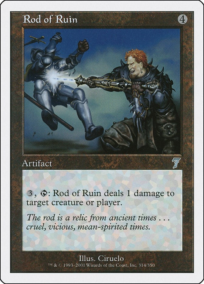 Image for Rod of Ruin (314) [7th Edition] - Magic: The Gathering
