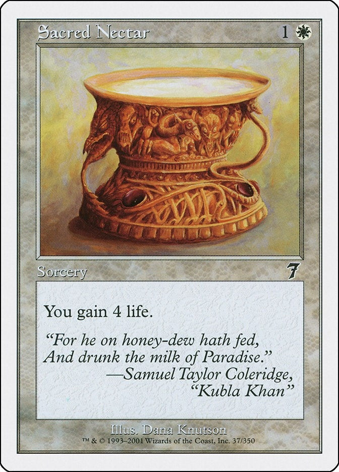 Image for Sacred Nectar (37) [7th Edition] - Magic: The Gathering