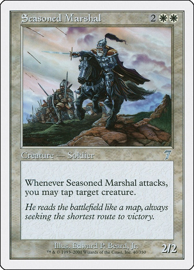Image for Seasoned Marshal (40) [7th Edition] - Magic: The Gathering