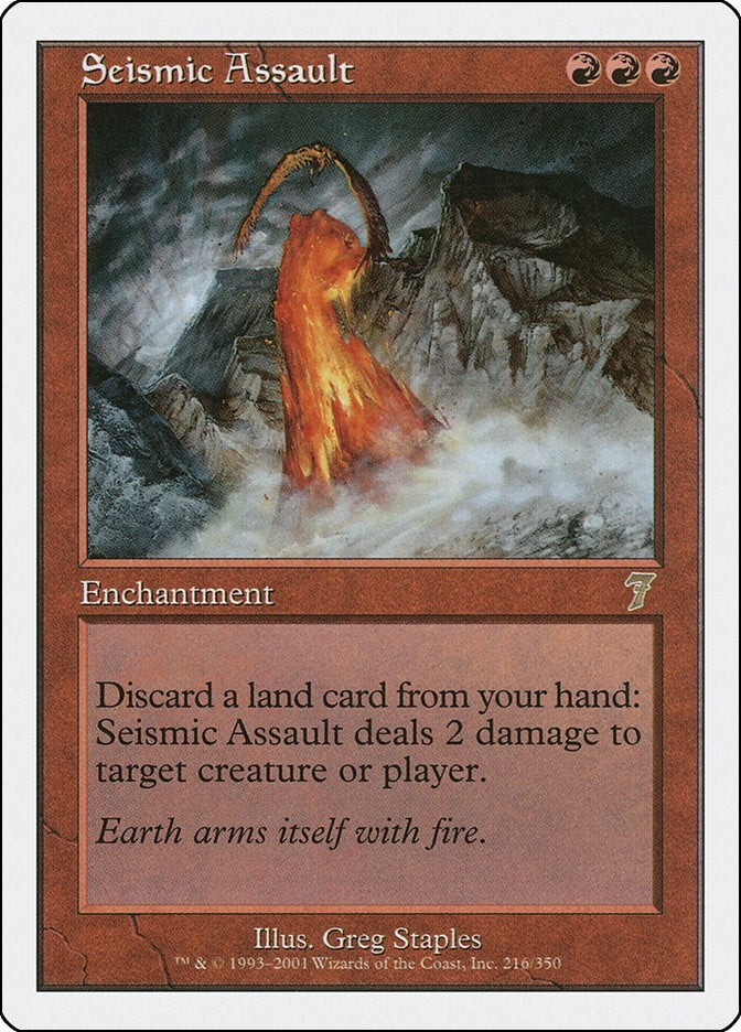 Image for Seismic Assault (216) [7th Edition] - Magic: The Gathering
