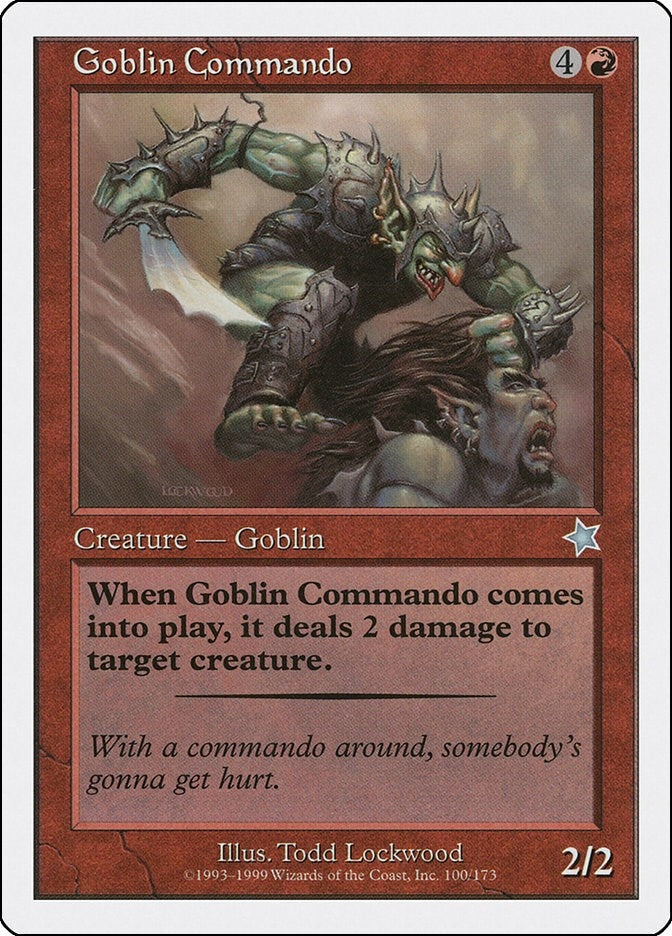 Image for Goblin Commando (100) [Starter 1999] - Magic: The Gathering