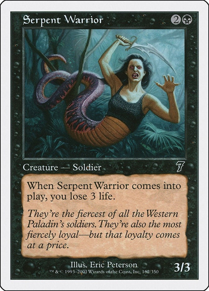 Image for Serpent Warrior (162) [7th Edition] - Magic: The Gathering