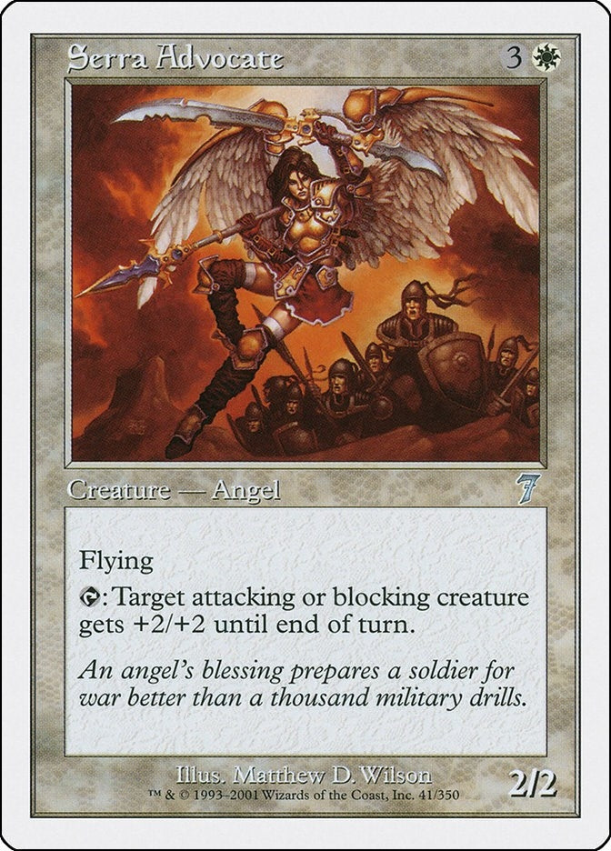 Image for Serra Advocate (41) [7th Edition] - Magic: The Gathering