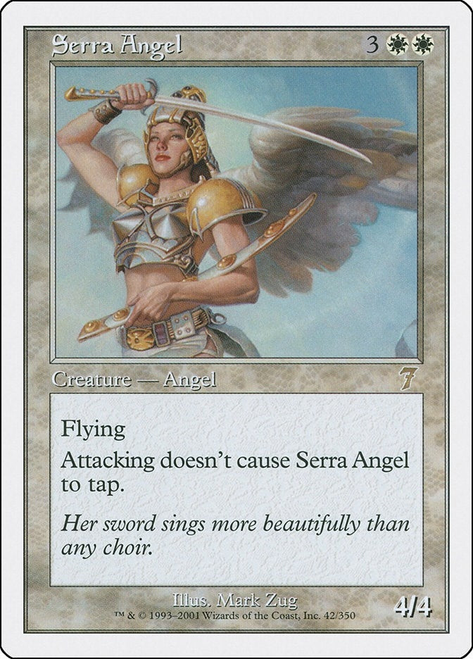 Image for Serra Angel (42) [7th Edition] - Magic: The Gathering