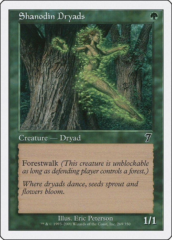 Image for Shanodin Dryads (269) [7th Edition] - Magic: The Gathering