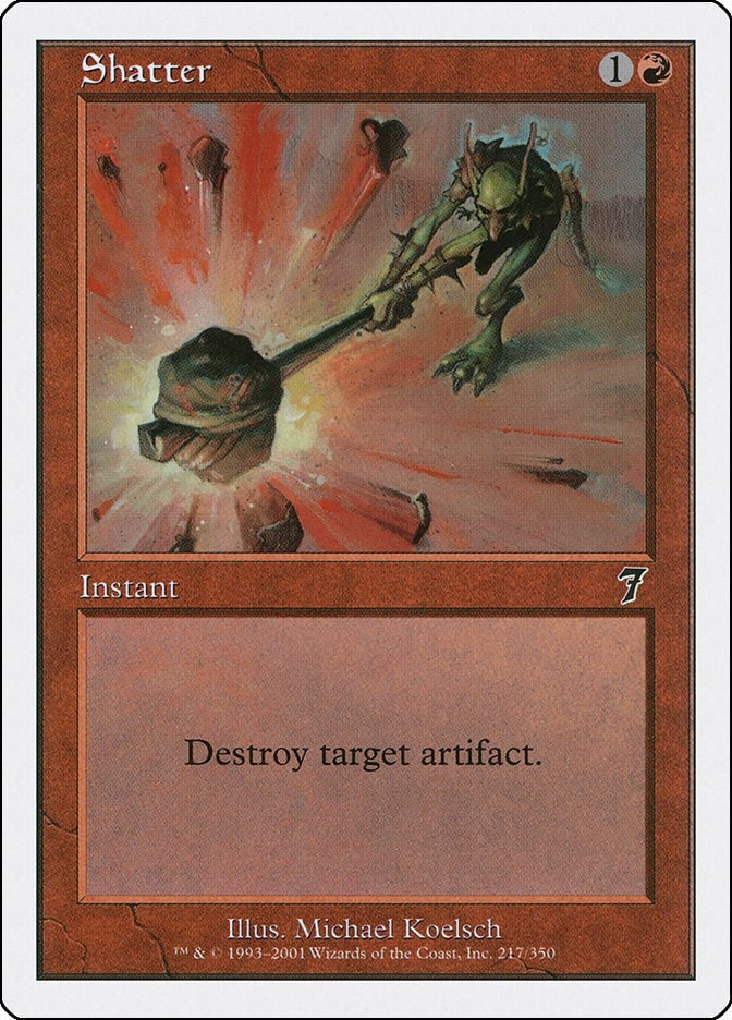 Image for Shatter (217) [7th Edition] - Magic: The Gathering