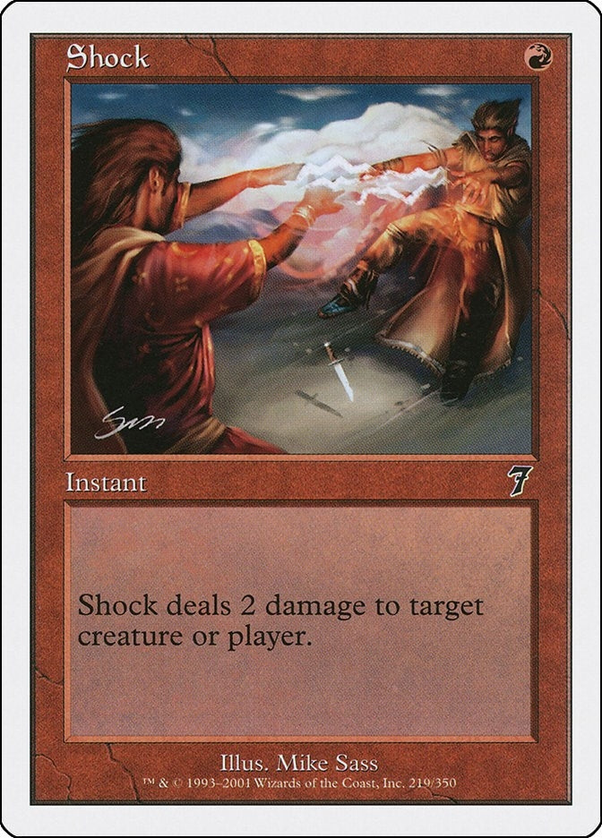 Image for Shock (219) [7th Edition] - Magic: The Gathering