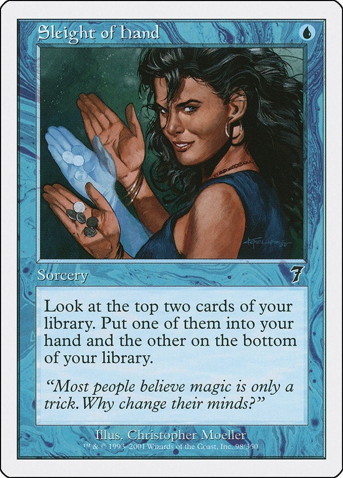 Image for Sleight of Hand (98) [7th Edition] - Magic: The Gathering
