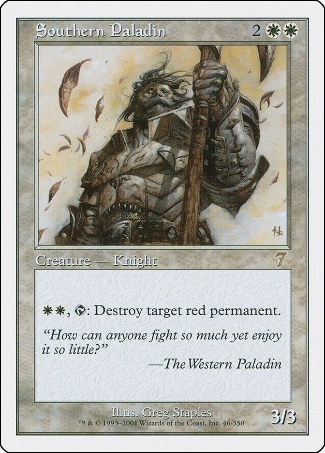 Image for Southern Paladin (46) [7th Edition] - Magic: The Gathering