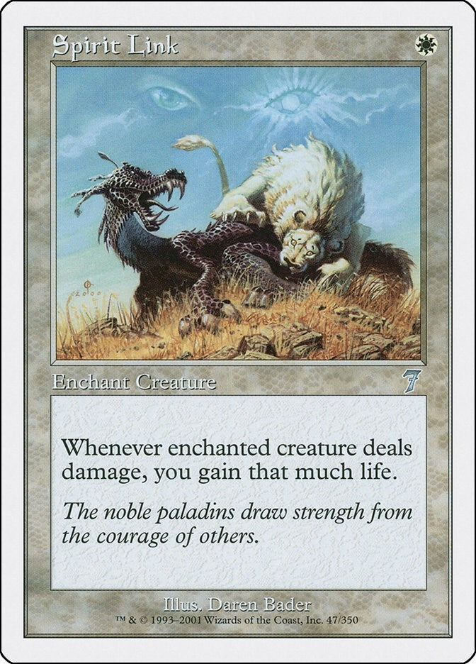 Image for Spirit Link (47) [7th Edition] - Magic: The Gathering