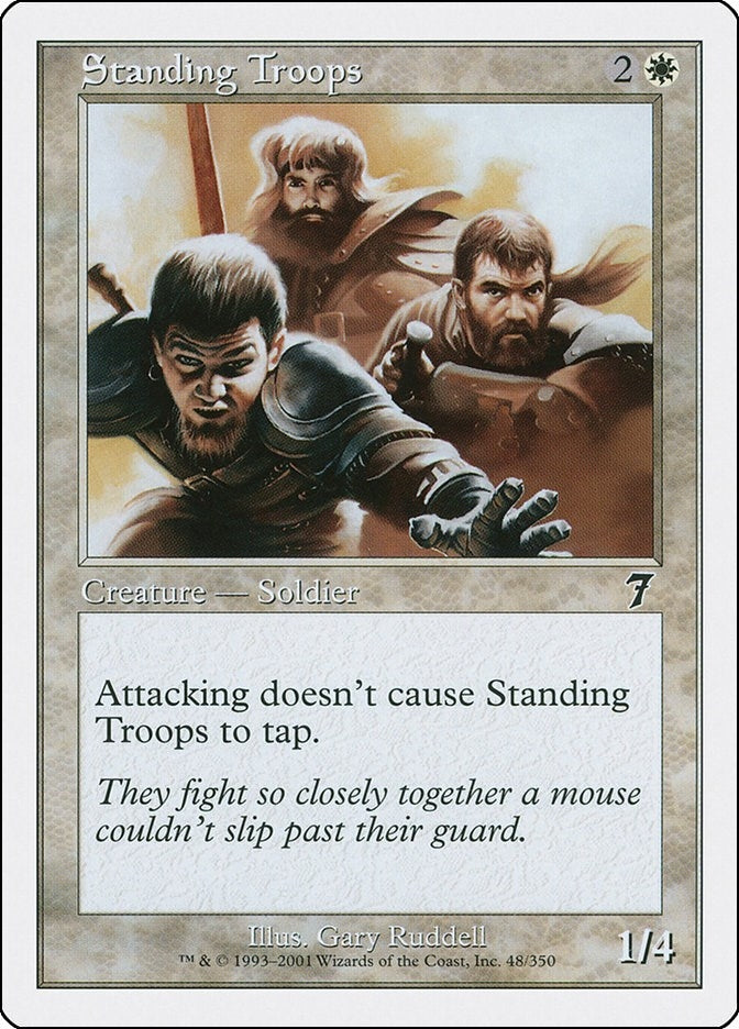 Image for Standing Troops (48) [7th Edition] - Magic: The Gathering