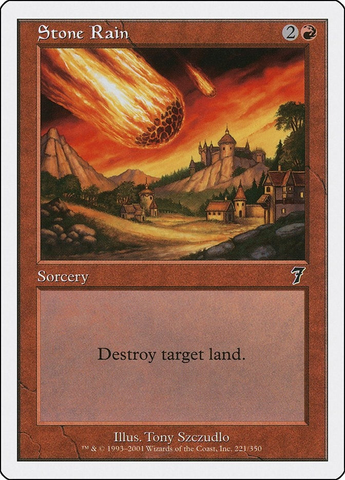 Image for Stone Rain (221) [7th Edition] - Magic: The Gathering