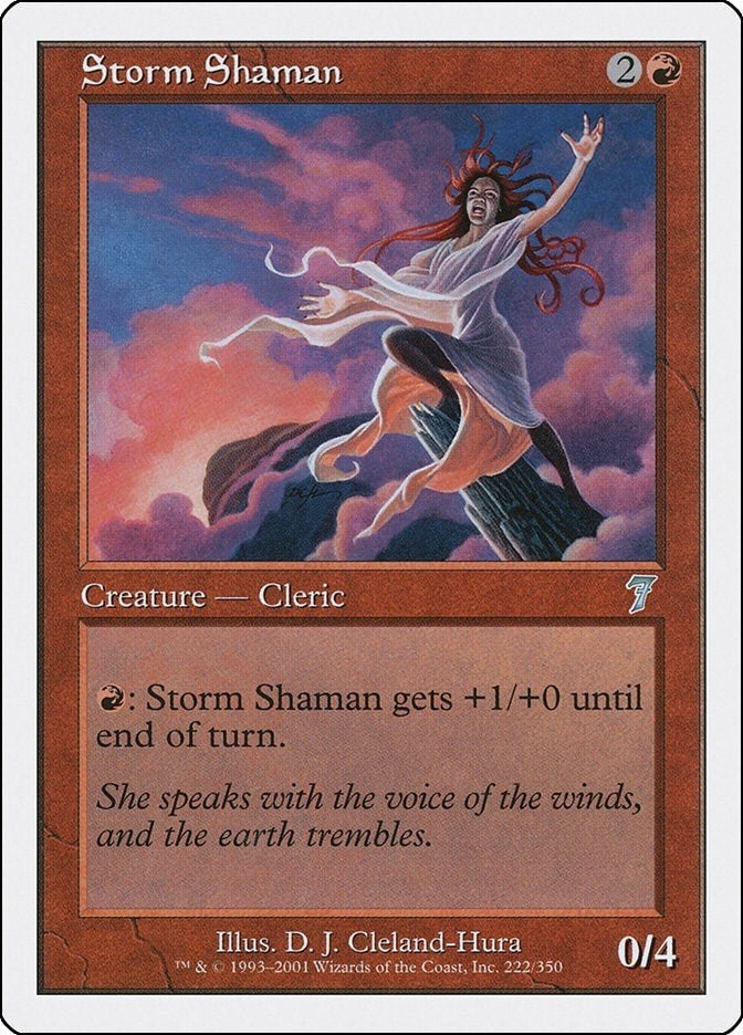 Image for Storm Shaman (222) [7th Edition] - Magic: The Gathering