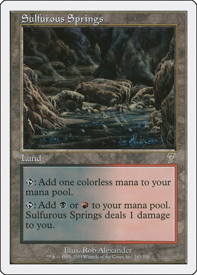 Image for Sulfurous Springs (345) [7th Edition] - Magic: The Gathering