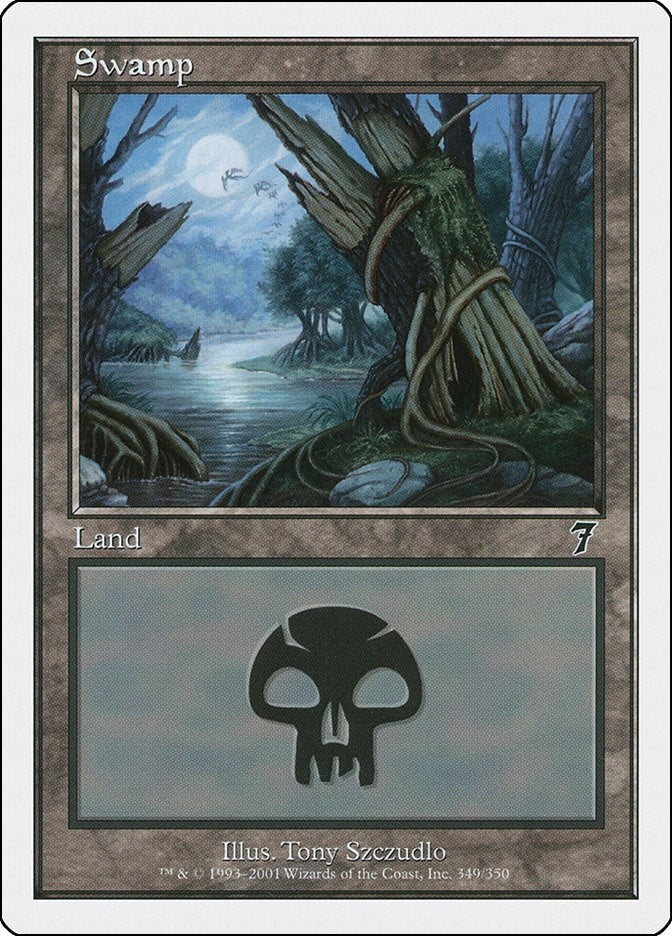 Image for Swamp (349) (349) [7th Edition] - Magic: The Gathering
