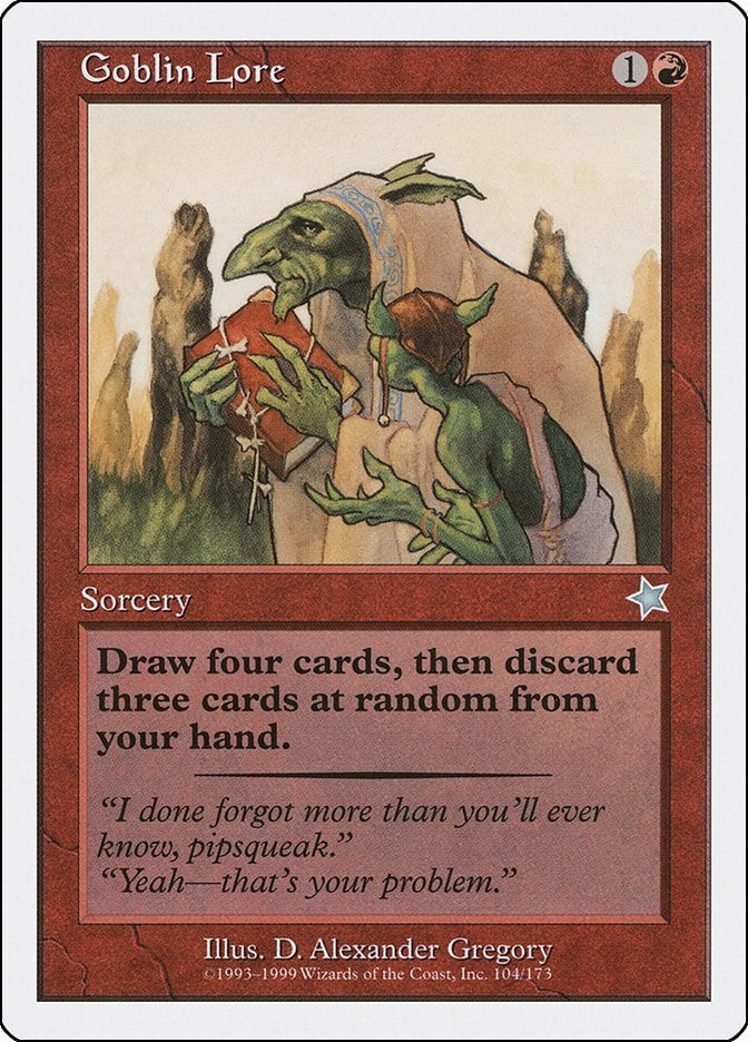 Image for Goblin Lore (104) [Starter 1999] - Magic: The Gathering