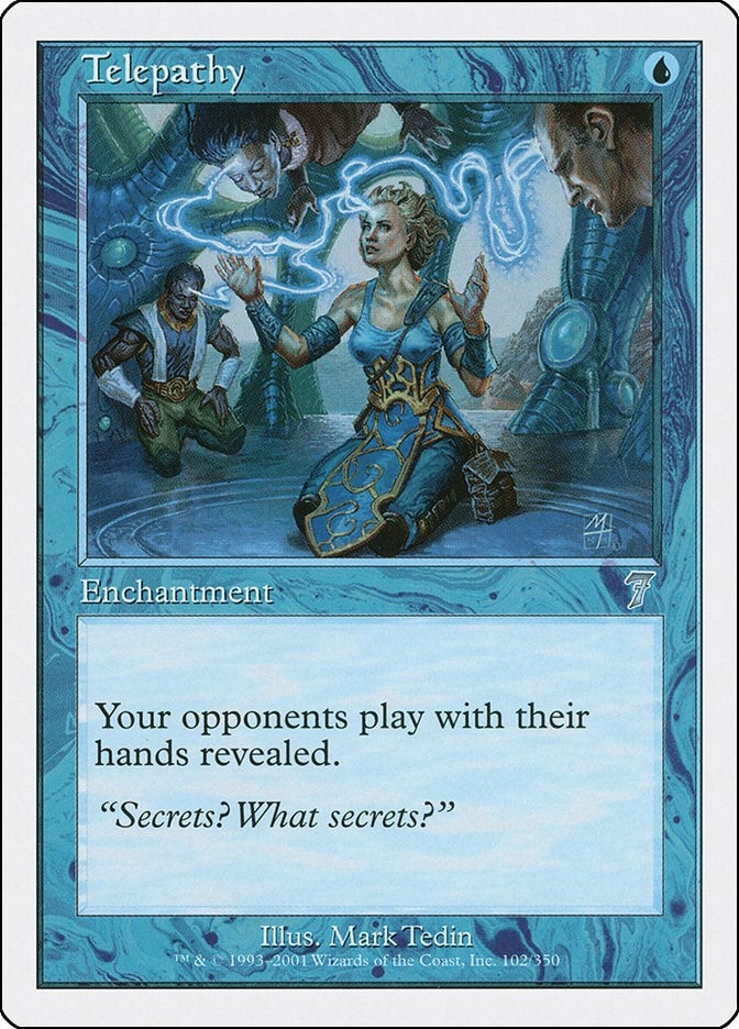 Image for Telepathy (102) [7th Edition] - Magic: The Gathering