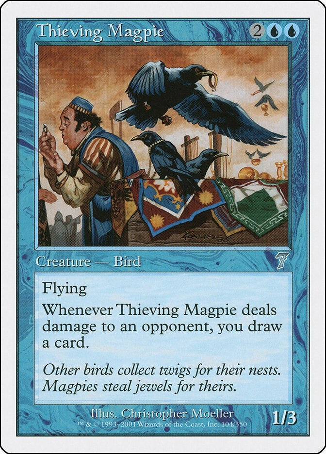 Image for Thieving Magpie (104) [7th Edition] - Magic: The Gathering