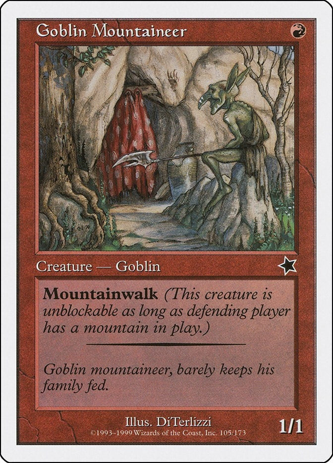 Image for Goblin Mountaineer (105) [Starter 1999] - Magic: The Gathering