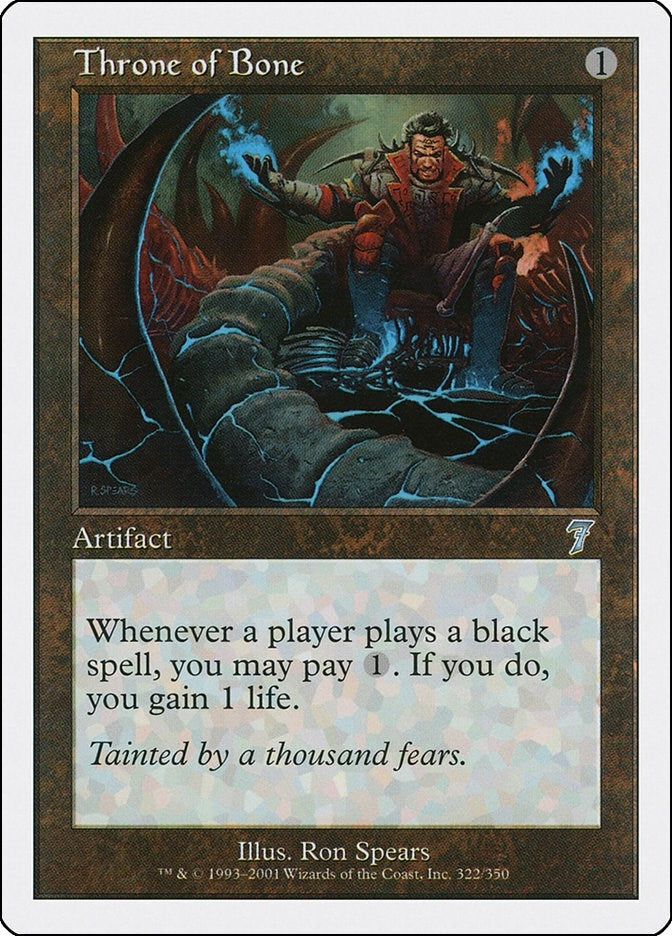 Image for Throne of Bone (322) [7th Edition] - Magic: The Gathering