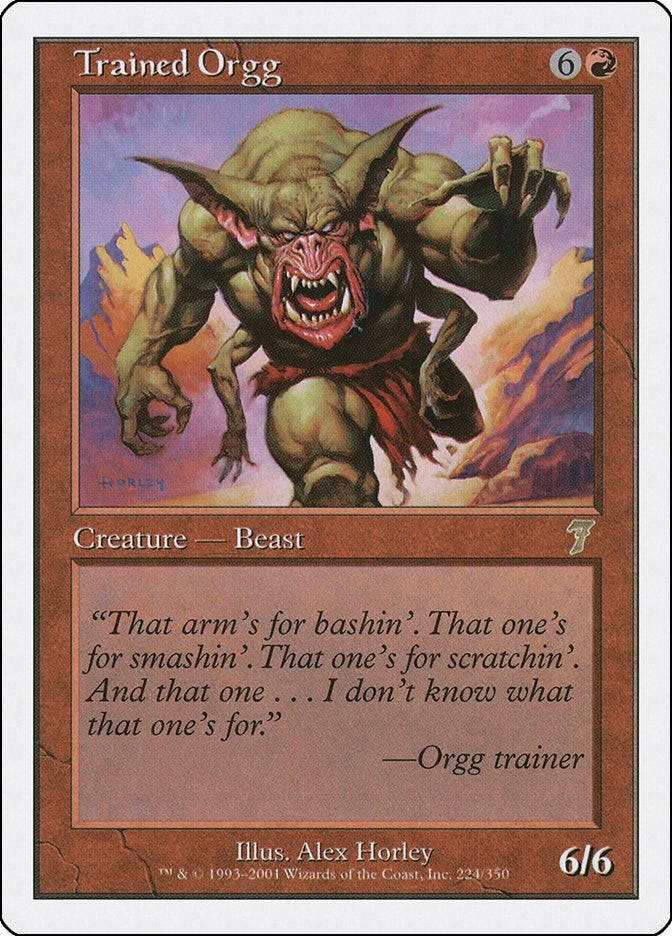 Image for Trained Orgg (224) [7th Edition] - Magic: The Gathering