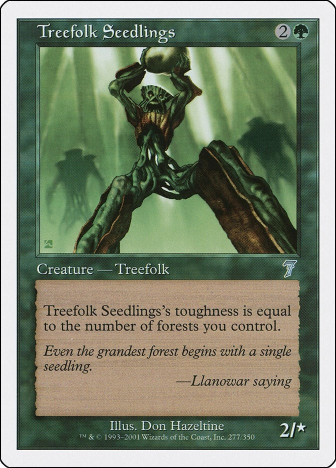 Image for Treefolk Seedlings (277) [7th Edition] - Magic: The Gathering