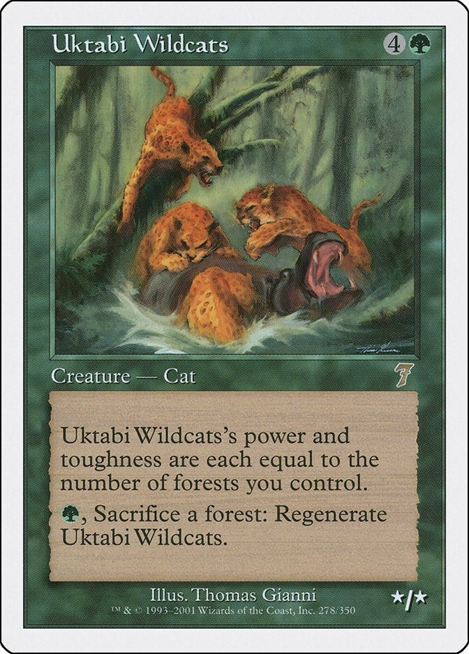 Image for Uktabi Wildcats (278) [7th Edition] - Magic: The Gathering