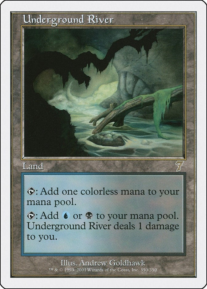 Image for Underground River (350) [7th Edition] - Magic: The Gathering
