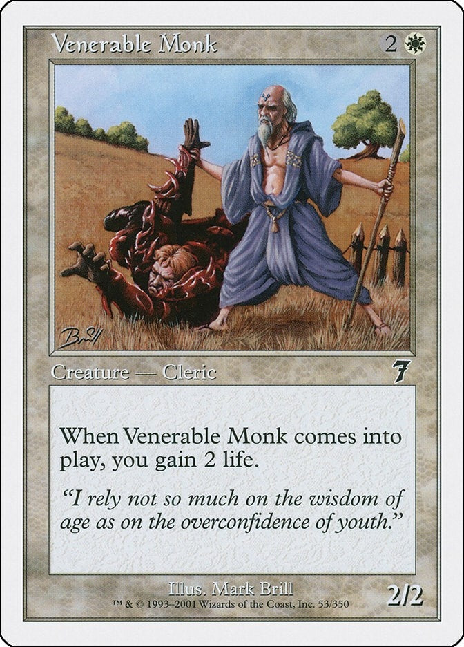 Image for Venerable Monk (53) [7th Edition] - Magic: The Gathering