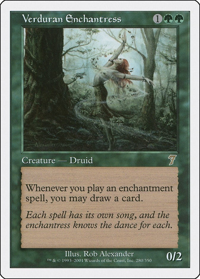 Image for Verduran Enchantress (280) [7th Edition] - Magic: The Gathering