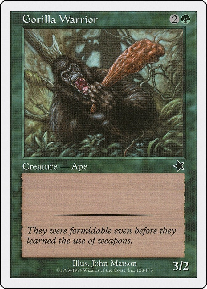 Image for Gorilla Warrior (128) [Starter 1999] - Magic: The Gathering