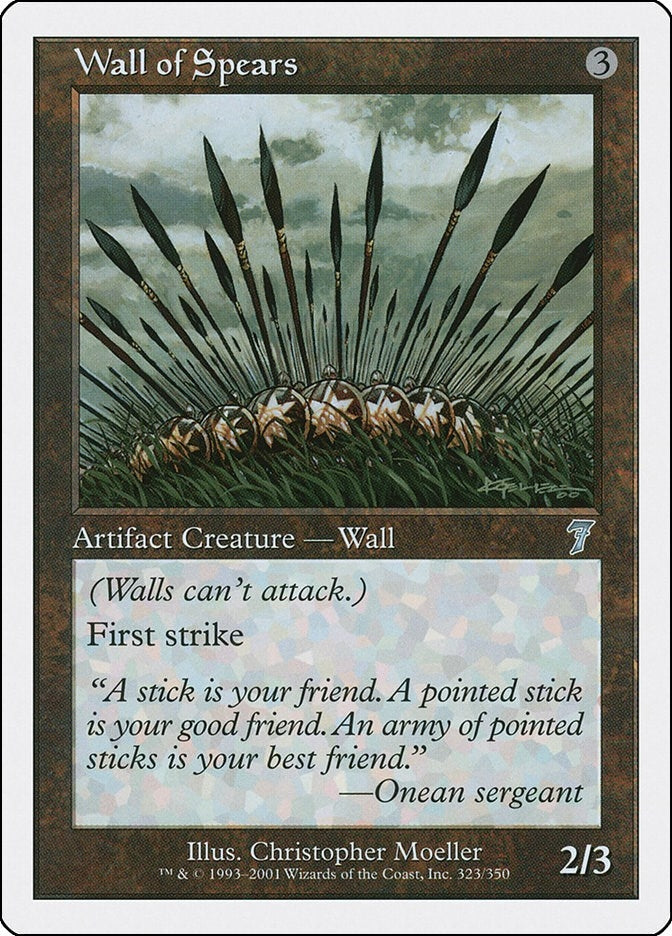 Image for Wall of Spears (323) [7th Edition] - Magic: The Gathering