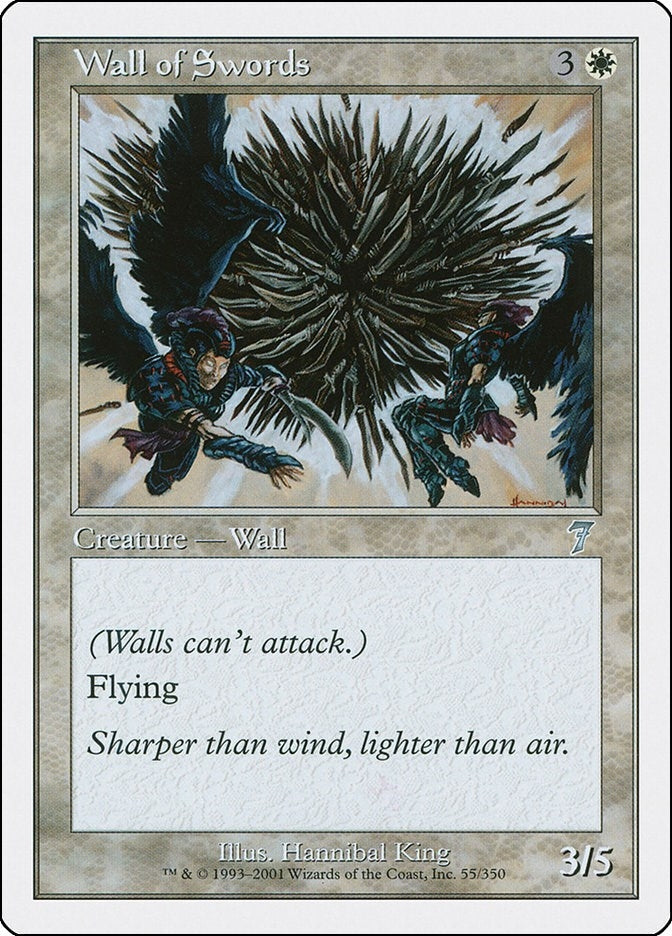 Image for Wall of Swords (55) [7th Edition] - Magic: The Gathering