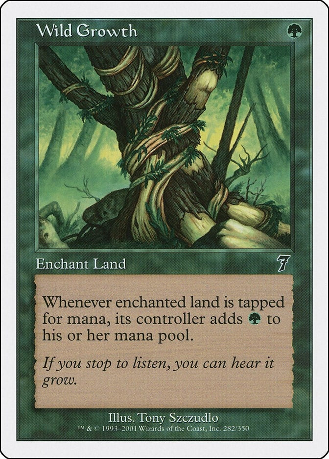 Image for Wild Growth (282) [7th Edition] - Magic: The Gathering