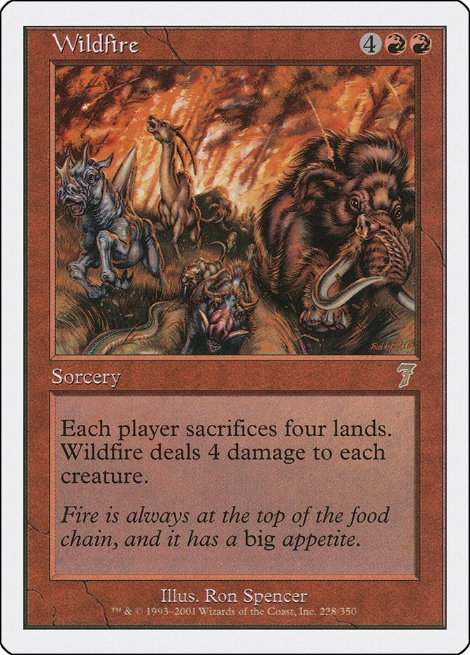 Image for Wildfire (228) [7th Edition] - Magic: The Gathering
