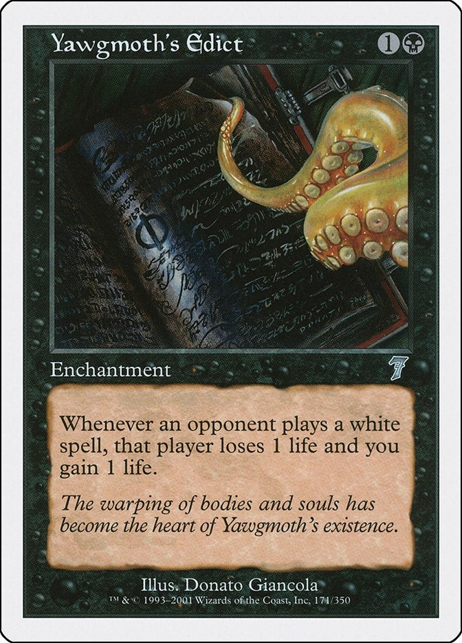 Image for Yawgmoth's Edict (171) [7th Edition] - Magic: The Gathering