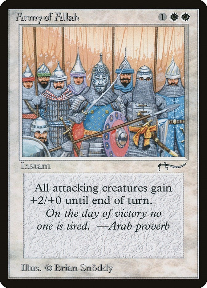 Image for Army of Allah [Arabian Nights] - Magic: The Gathering