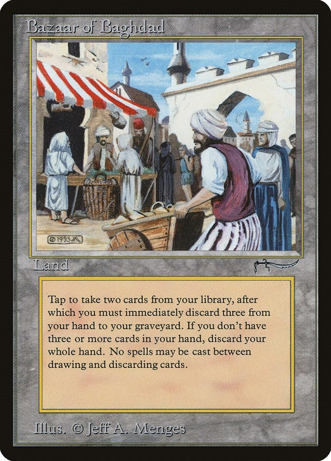 Image for Bazaar of Baghdad [Arabian Nights] - Magic: The Gathering