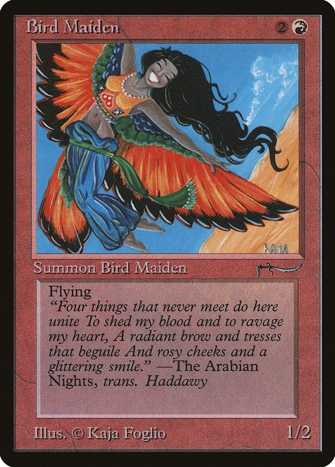 Image for Bird Maiden [Arabian Nights] - Magic: The Gathering