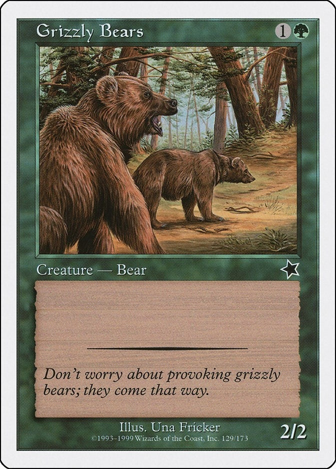 Image for Grizzly Bears (129) [Starter 1999] - Magic: The Gathering
