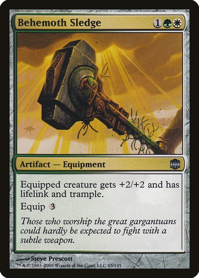 Image for Behemoth Sledge (65) [Alara Reborn] - Magic: The Gathering
