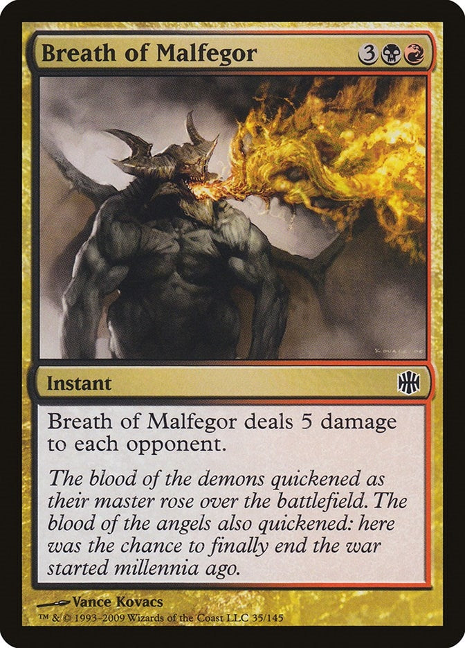 Image for Breath of Malfegor (35) [Alara Reborn] - Magic: The Gathering