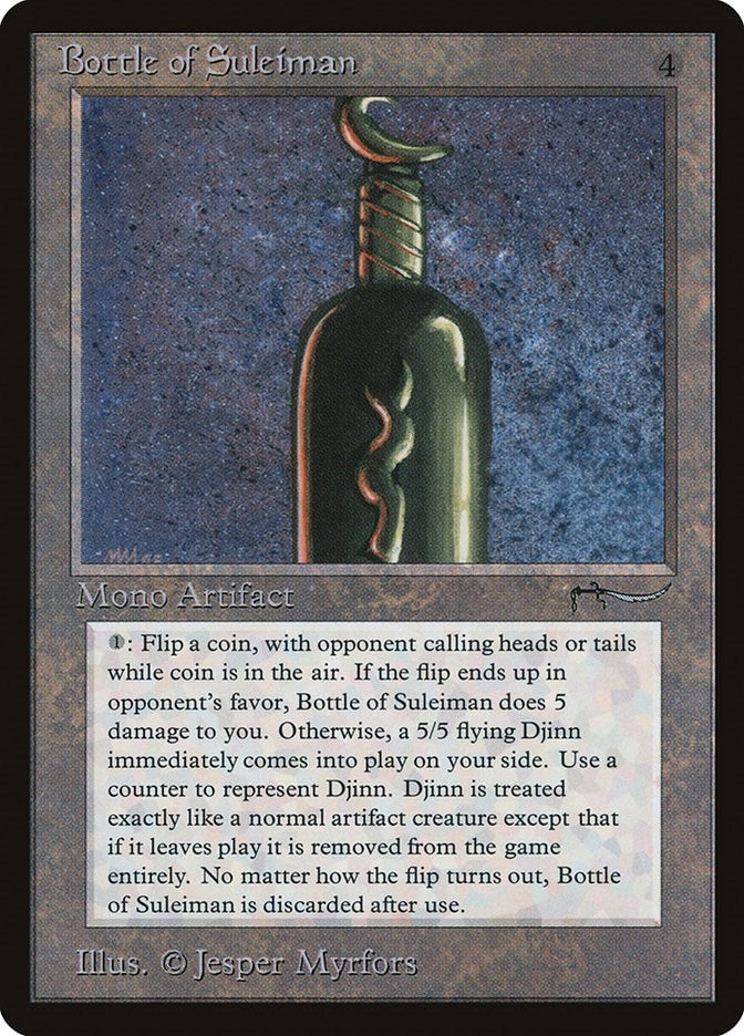 Image for Bottle of Suleiman [Arabian Nights] - Magic: The Gathering
