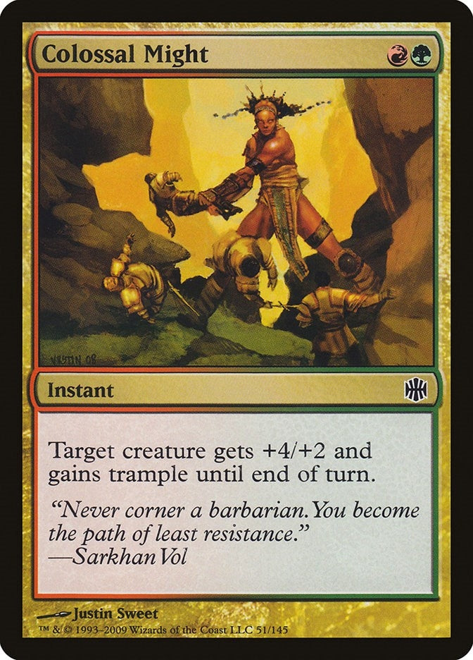 Image for Colossal Might (51) [Alara Reborn] - Magic: The Gathering