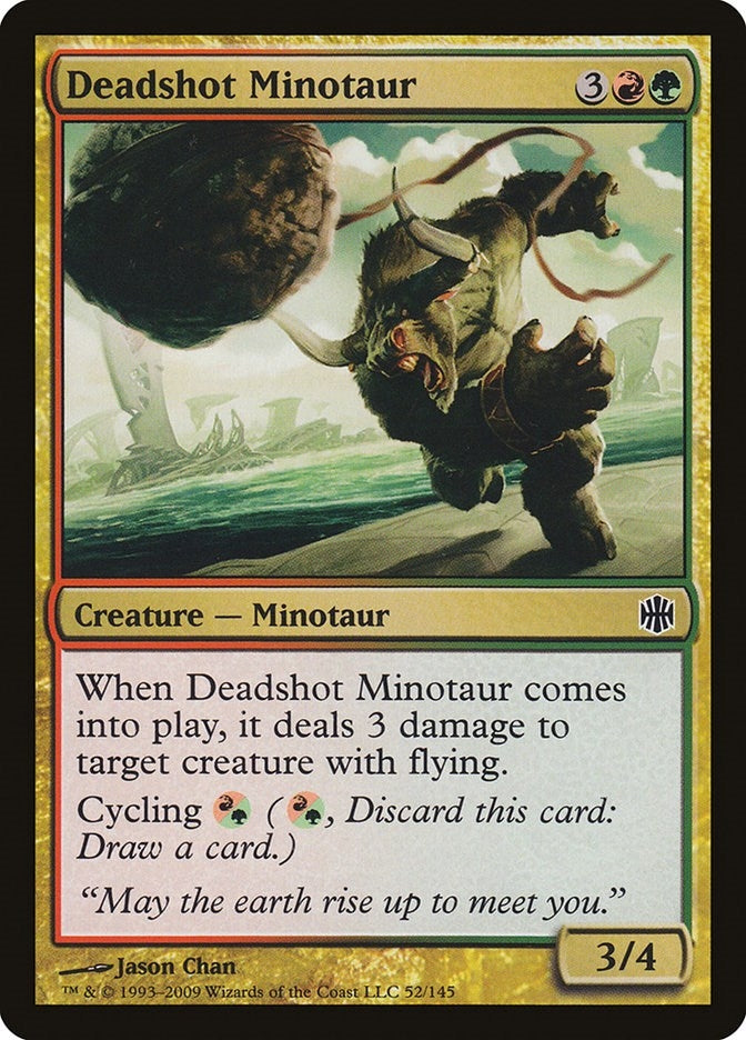 Image for Deadshot Minotaur (52) [Alara Reborn] - Magic: The Gathering