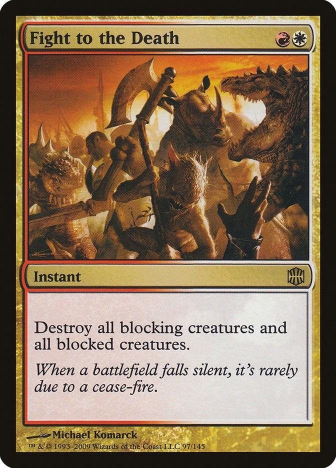 Image for Fight to the Death (97) [Alara Reborn] - Magic: The Gathering