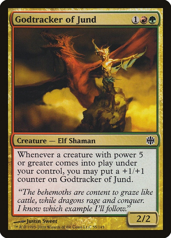 Image for Godtracker of Jund (55) [Alara Reborn] - Magic: The Gathering