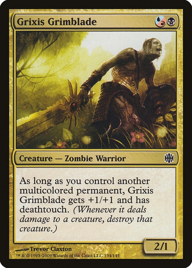 Image for Grixis Grimblade (134) [Alara Reborn] - Magic: The Gathering
